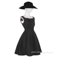 Little Black Dress For Lady Wholesale Sleeveless Vintage Dress Vintage Dress for Women Factory